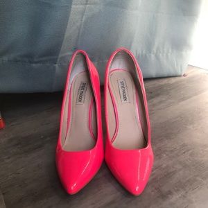 Steve Madden Neon Pink Heels